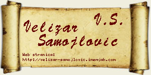 Velizar Samojlović vizit kartica